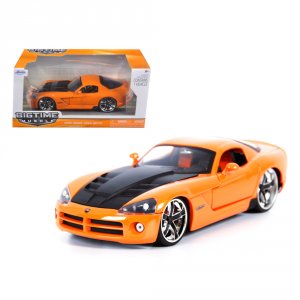 Jada 96805or 2008 Dodge Viper Srt10 Orange 124 Diecast Car Model By Ja