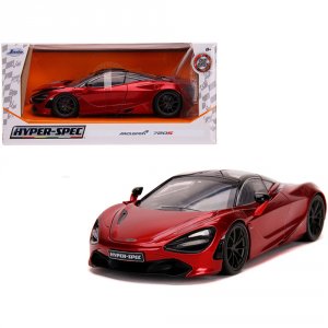 Jada 32275 Mclaren 720s Candy Red With Black Top Hyper-spec 124 Diecas