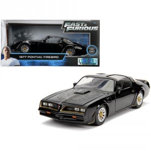 Jada 30756 Tegos 1977 Pontiac Firebird Black Fast  Furious Movie 124 D