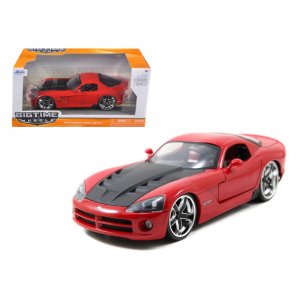 Jada 96805r 2008 Dodge Viper Srt10 Red 124 Diecast Car Model By Jada