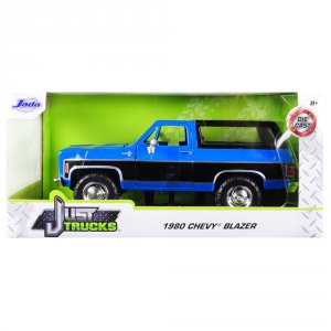 Jada 31598-MJ 1980 Chevrolet Blazer K5 Blue And Black Just Trucks 124 