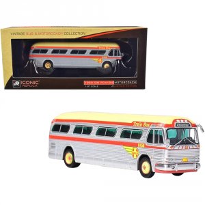 Iconic 87-0203 1959 Gm Pd4104 Motorcoach Santa Fe Train Bus Destinatio