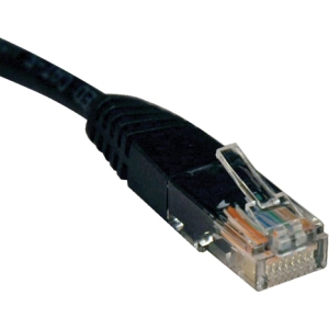 Tripp  6ft Cat5e - Cat5 350mhz Molded Patch Cable Rj45 M-m Black 6' - 