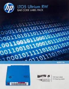 Hp CW1972 Hp Lto-5 Ultrium Rw Barcode Labels (100) Data Labels And (10