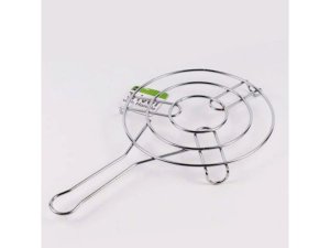 Bulk HL399 Steel Round Trivet With Long Handle