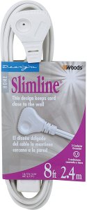 Woods SlimLine 2241 Slimline 2241 16 3 Flat Plug Indoor Extension Cord