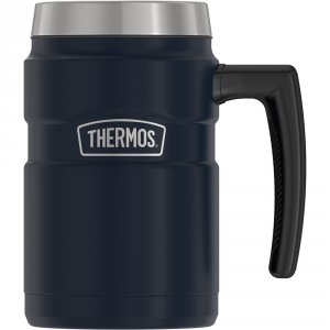 Thermos SK1600MDBW4 16oz Stainless Kingtrade; Coffee Mug - Matte Midni