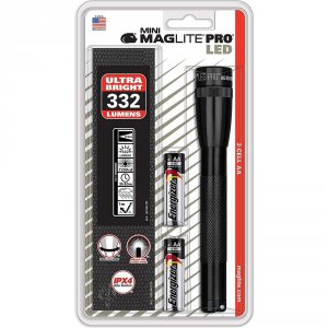 Mag SP2P01H Mini Maglite Led Pro 2aa Black Flashlgiht W Holster