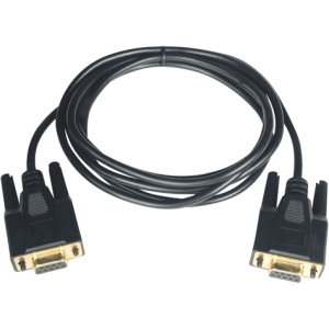 Tripp  10ft Null Modem Serial Rs232 Cable Adapter Db9 F-f 10' - 10 Ft 