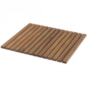 Whitecap 63108 Roll-up Shower Mat - Teak