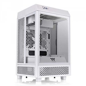 Thermaltake CA-1R3-00S6WN-00 Tower 100 Mini-itx Gaming Chassis, Snow