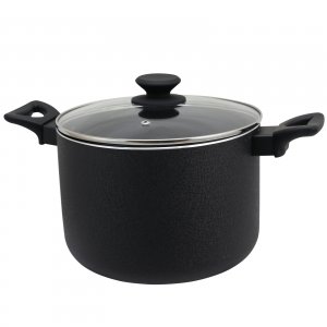 Oster 80131.02 Ashford 8 Quart Stock Pot With Lid In Black