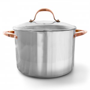 Oster 98304.02 Merrick 16 Quart Stainless Steel Stock Pot With Tempere