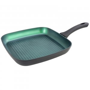 Gibson 93083.01 Home Equinox 11 Grill Pan Square Green Ceramic Nonstic