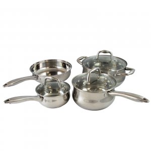 Sunbeam 112045.07 Branson 7-piece Cookware Set , Silver Finish