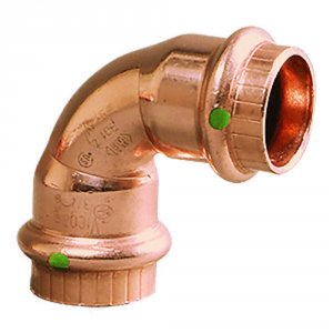 Viega 77042 Propress 2 - 90deg; Copper Elbow - Double Press Connection