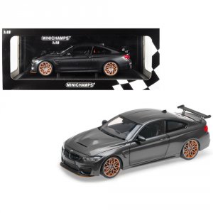 Minichamps 110025222 2016 Bmw M4 Gts Metallic Gray With Carbon Top And