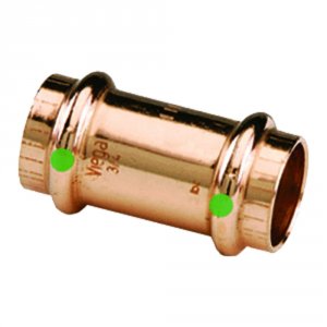 Viega 78052 Propress 34 Copper Coupling Wstop - Double Press Connectio