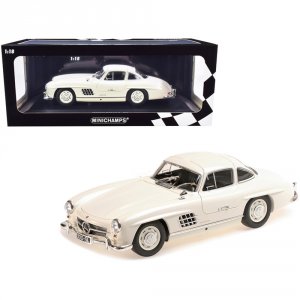 Minichamps 110037217 1955 Mercedes Benz 300 Sl (w198) White Limited Ed