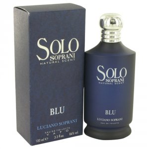 Luciano 492173 Solo Soprani Blu Eau De Toilette Spray 3.3 Oz For Men