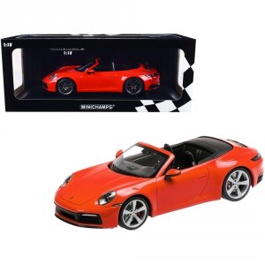 Minichamps 155067334 2019 Porsche 911 Carrera 4s Cabriolet Orange Limi