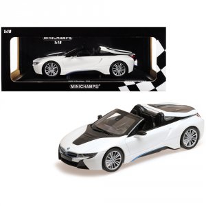 Minichamps 155027031 2018 Bmw I8 Roadster Metallic White Limited Editi