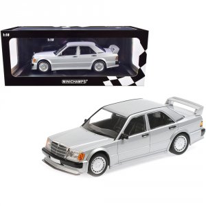 Minichamps 155036001 1989 Mercedes Benz 190e 2.5-16 Evo 1 Silver Metal