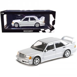 Minichamps 155036101 1990 Mercedes Benz 190e 2.5-16 Evo 2 Silver Metal