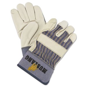 Mcr 1935L Gloves,l Mstng Gr Lea Plm