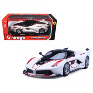 Bburago 26301w Ferrari Racing Fxx-k 75 White 124 Diecast Model Car By