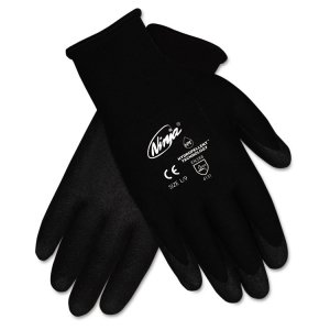 Mcr N9699XL Gloves,seamess Dip,xlg,bk