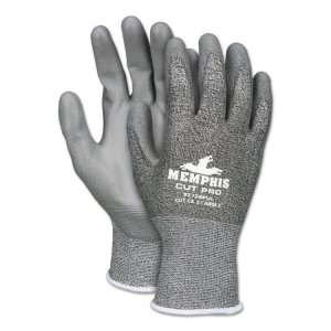 Mcr 92728PUM Gloves,hpe Pu Coat,med