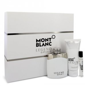 Mont 546120 Montblanc Legend Spirit Gift Set - 3.3 Oz Eau De Toilette 