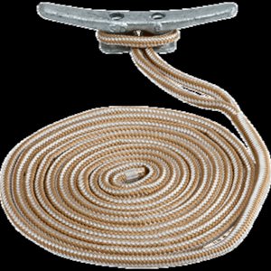 Seadog 302116015G/W-1 Sea-dog Double Braided Nylon Dock Line - 58 X 15