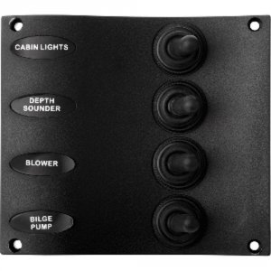 Seadog 424604-1 Sea-dog Nylon Switch Panel - Water Resistant - 4 Toggl