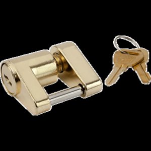 Seadog 751030-1 Sea-dog Brass Plated Coupler Lock - 2 Piece