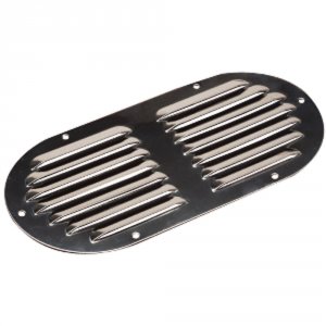 Seadog 331405-1 Sea-dog Stainless Steel Louvered Vent - Oval - 9-18