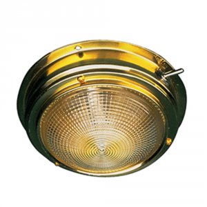 Seadog 400195-1 Sea-dog Brass Dome Light - 4 Lens