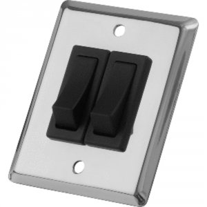 Seadog 403020-1 Sea-dog Double Gang Wall Switch - Stainless Steel