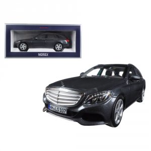 Norev 183475 2014 Mercedes C Class T-wagon Grey Metallic 118 Diecast M