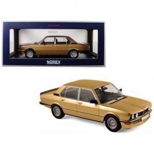 Norev 183268 1980 Bmw M535i Metallic Gold 118 Diecast Model Car By