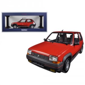 Norev 185208 1986 Renault Supercinq Gt Turbo Red 118 Diecast Model Car