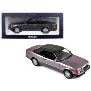 Norev 183567 1990 Mercedes Benz 300 Ce-24 Cabriolet Metallic Purple 11