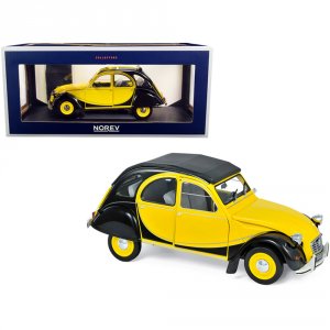 Norev 181493 1982 Citroen 2cv Charleston Helios Yellow And Black 118 D