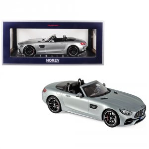 Norev 183453 2017 Mercedes Amg Gt C Roadster Silver Metallic 118 Dieca