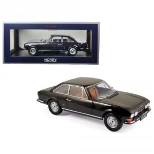 Norev 184822 1973 Peugeot 504 Coupe Brown Metallic 118 Diecast Model C