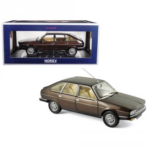 Norev 185271 1981 Renault 30 Tx Bronze Brown 118 Diecast Model Car By