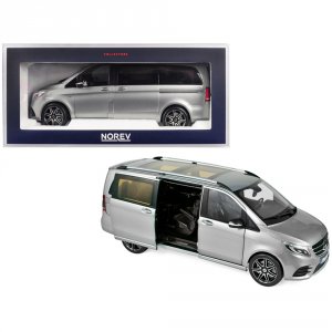 Norev 183488 2018 Mercedes Benz V-class Amg Line Van Gray Metallic 118