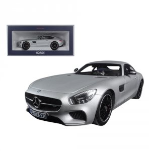 Norev 183495 2015 Mercedes Amg Gt Silver 118 Diecast Model Car By