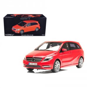 Norev NO183559 2011 Mercedes B180 Red 118 Diecast Car Model By